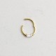 Glorria 14k Solid Gold Geometric Ring Piercing Glorria 14k Solid Gold Geometric Ring Piercing