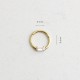 Glorria 14k Solid Gold Geometric Ring Piercing Glorria 14k Solid Gold Geometric Ring Piercing