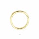 Glorria 14k Solid Gold Ring Piercing