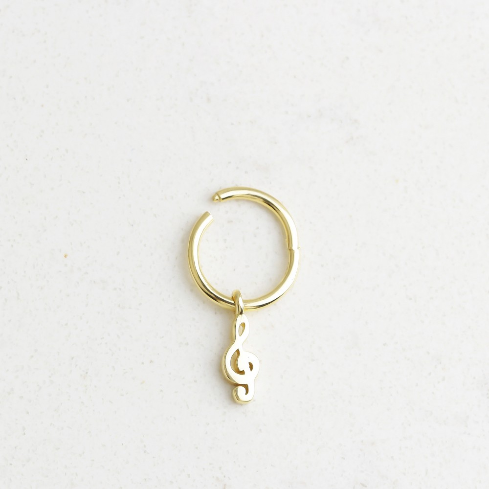 Glorria 14k Solid Gold Left Wrench Ring Piercing Glorria 14k Solid Gold Left Wrench Ring Piercing