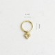 Glorria 14k Solid Gold Diamond Ring Piercing Glorria 14k Solid Gold Diamond Ring Piercing