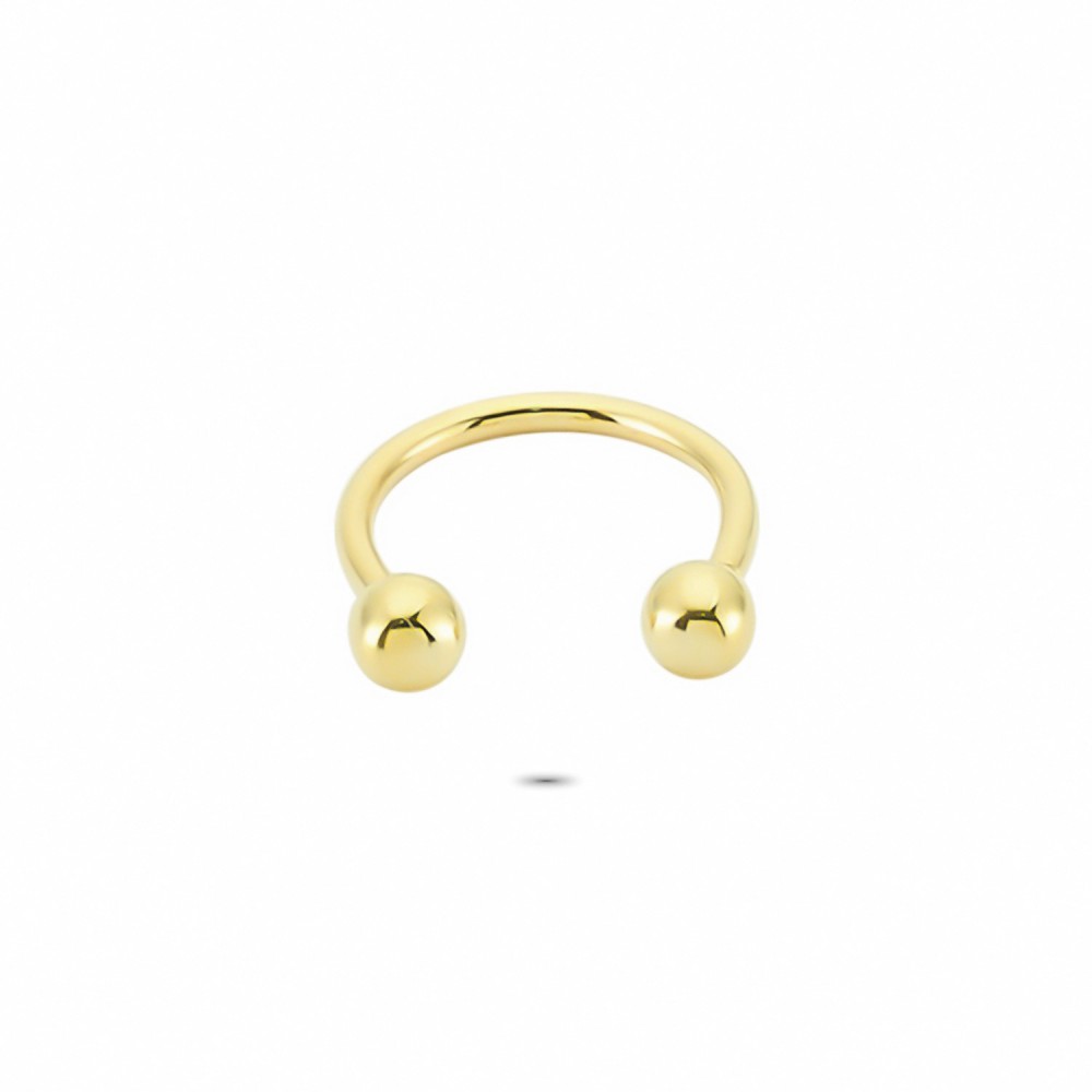 Glorria 14k Solid Gold Half Ring Piercing