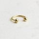 Glorria 14k Solid Gold Half Ring Piercing Glorria 14k Solid Gold Half Ring Piercing