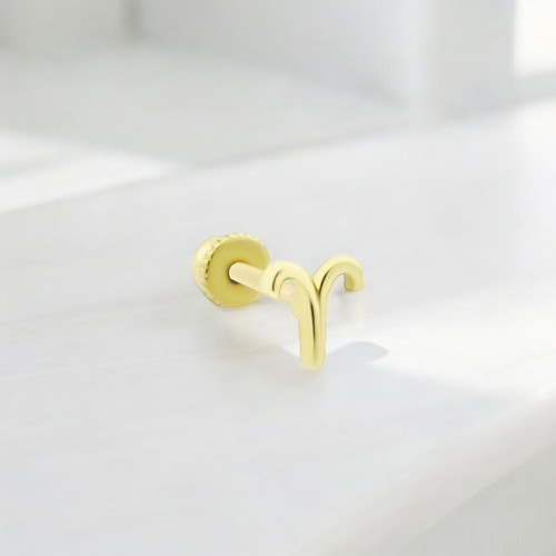 Glorria 14k Solid Gold Aries Helix Piercing Glorria 14k Solid Gold Aries Helix Piercing