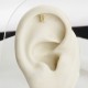 Glorria 14k Solid Gold Gemini Helix Piercing