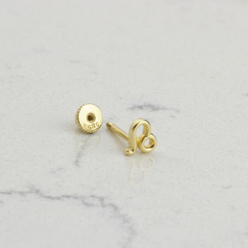 Glorria 14k Solid Gold Leo Helix Piercing