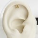 Glorria 14k Solid Gold Leo Helix Piercing