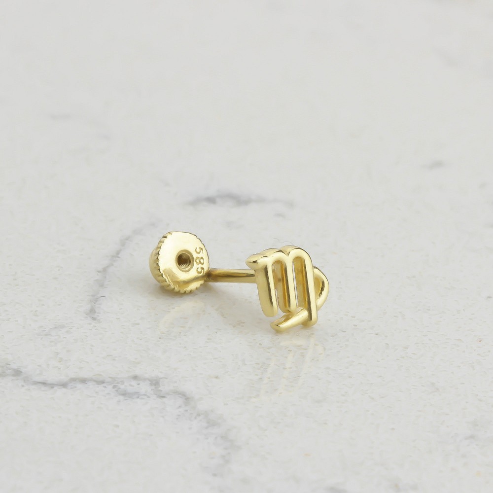 Glorria 14k Solid Gold Virgo Helix Piercing Glorria 14k Solid Gold Virgo Helix Piercing