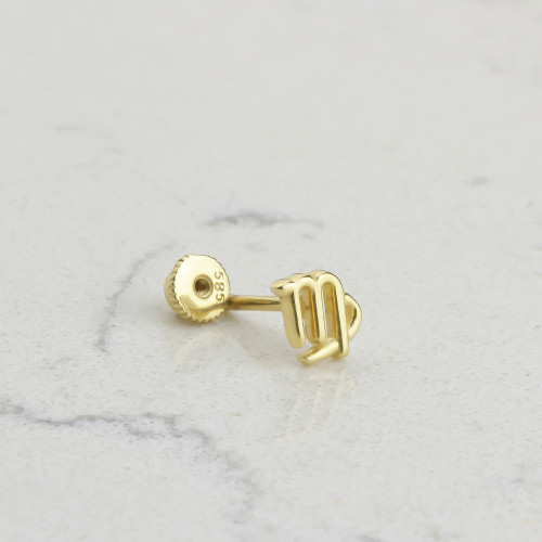 Glorria 14k Solid Gold Virgo Helix Piercing