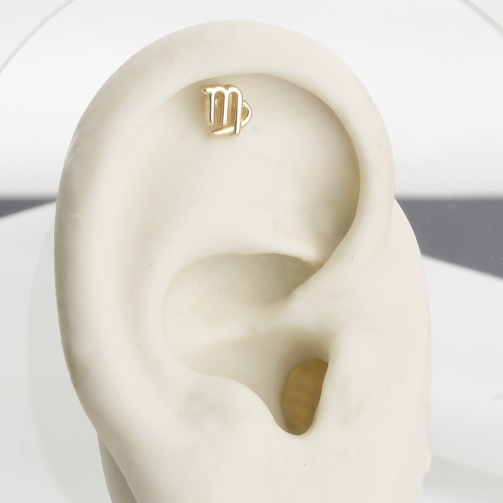 Glorria 14k Solid Gold Virgo Helix Piercing Glorria 14k Solid Gold Virgo Helix Piercing