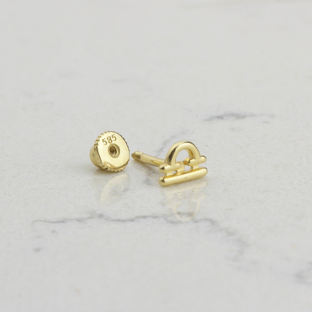 Glorria 14k Solid Gold Libra Helix Piercing Glorria 14k Solid Gold Libra Helix Piercing