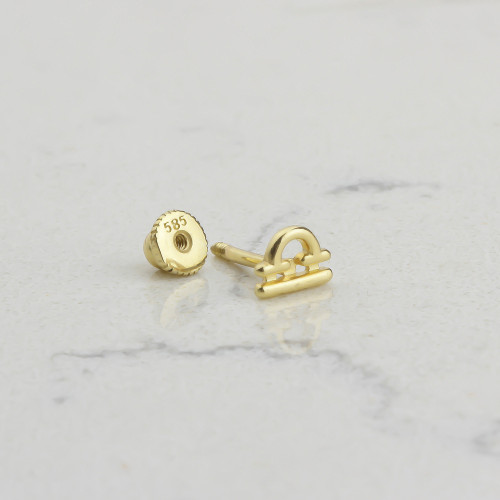 Glorria 14k Solid Gold Libra Helix Piercing