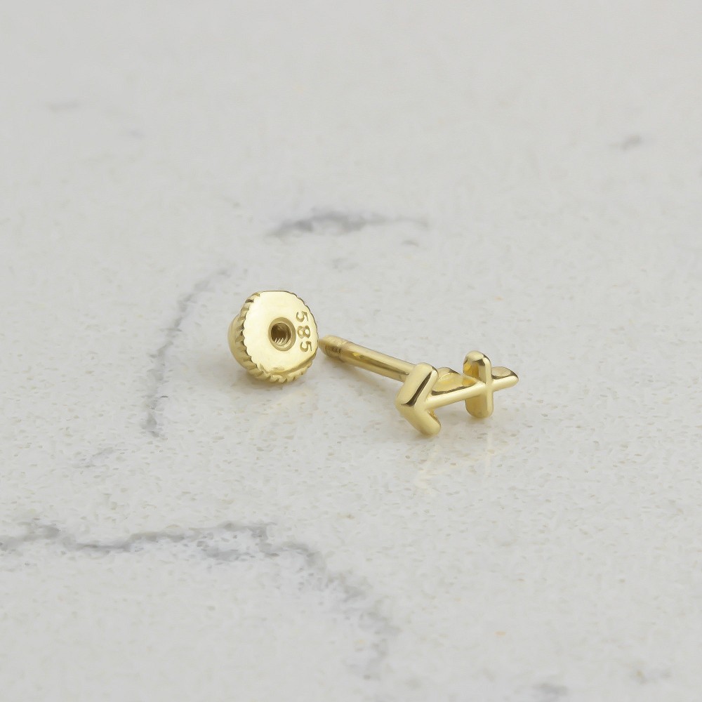 Glorria 14k Solid Gold Sagittarius Helix Piercing Glorria 14k Solid Gold Sagittarius Helix Piercing