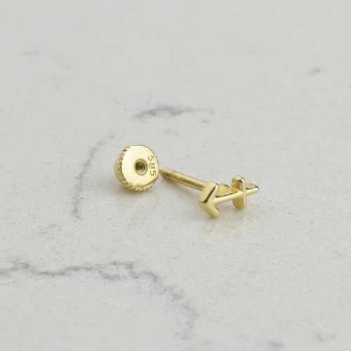 Glorria 14k Solid Gold Sagittarius Helix Piercing