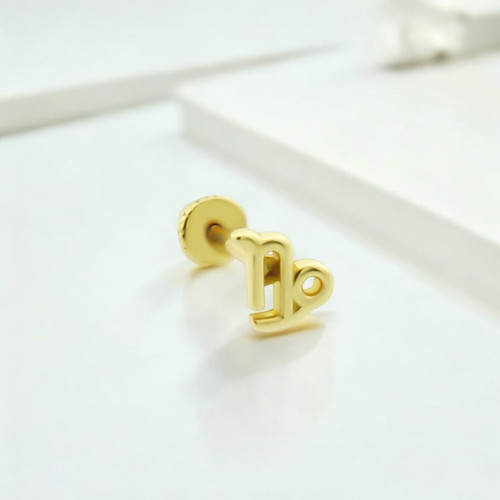 Glorria 14k Solid Gold Capricorn Helix Piercing Glorria 14k Solid Gold Capricorn Helix Piercing