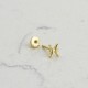 Glorria 14k Solid Gold Pisces Helix Piercing