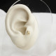 Glorria 14k Solid Gold Number 5 Tragus Piercing
