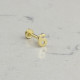 Glorria 14k Solid Gold Number 6 Tragus Piercing Glorria 14k Solid Gold Number 6 Tragus Piercing