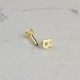Glorria 14k Solid Gold Number 8 Tragus Piercing Glorria 14k Solid Gold Number 8 Tragus Piercing