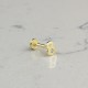 Glorria 14k Solid Gold Number 8 Tragus Piercing Glorria 14k Solid Gold Number 8 Tragus Piercing