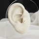 Glorria 14k Solid Gold Number 0 Tragus Piercing