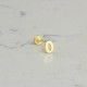 Glorria 14k Solid Gold Number 0 Tragus Piercing