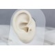 Glorria 14k Solid Gold 3 Ball Tragus Piercing