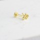 Glorria 14k Solid Gold Snake Tragus Piercing