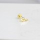 Glorria 14k Solid Gold Left Wrench Tragus Piercing