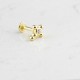 Glorria 14k Solid Gold SolitaireTragus Piercing