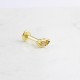 Glorria 14k Solid Gold Lip Tragus Piercing