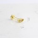 Glorria 14k Solid Gold Lip Tragus Piercing