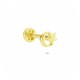 Glorria 14k Solid Gold Moon Star Tragus Piercing