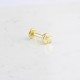 Glorria 14k Solid Gold Moon Star Tragus Piercing