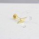 Glorria 14k Solid Gold Lightning Tragus Piercing