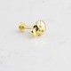 Glorria 14k Solid Gold Skull Tragus Piercing