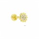 Glorria 14k Solid Gold Sun Tragus Piercing