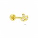 Glorria 14k Solid Gold Flower Tragus Piercing