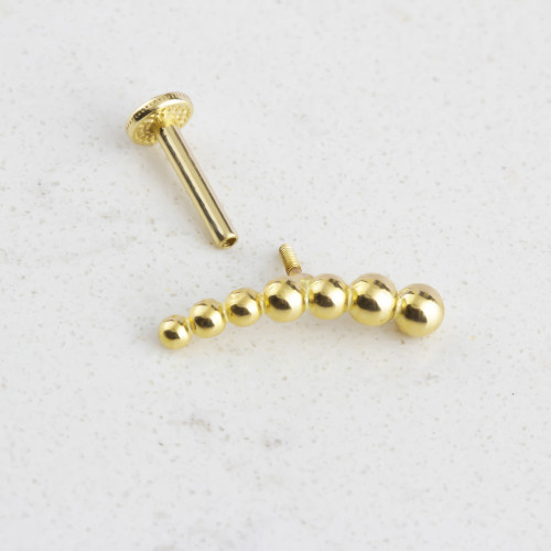 Glorria 14k Solid Gold Dorica Tragus Piercing Glorria 14k Solid Gold Dorica Tragus Piercing