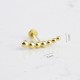 Glorria 14k Solid Gold Dorica Tragus Piercing