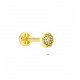 Glorria 14k Solid Gold Daisy Tragus Piercing