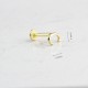 Glorria 14k Solid Gold Letter C Tragus Piercing