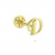 Glorria 14k Solid Gold Letter D Tragus Piercing