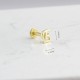 Glorria 14k Solid Gold Letter E Tragus Piercing