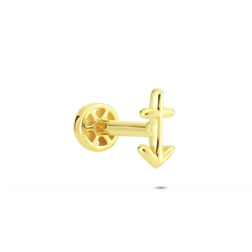 Glorria 14k Solid Gold Sagittarius Tragus Piercing Glorria 14k Solid Gold Sagittarius Tragus Piercing