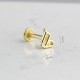 Glorria 14k Solid Gold Capricorn Tragus Piercing