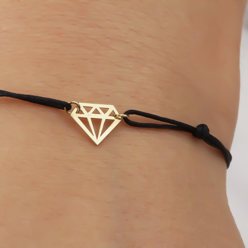 Glorria 14k Solid Gold Diamond Cut Rope Bracelet Glorria 14k Solid Gold Diamond Cut Rope Bracelet