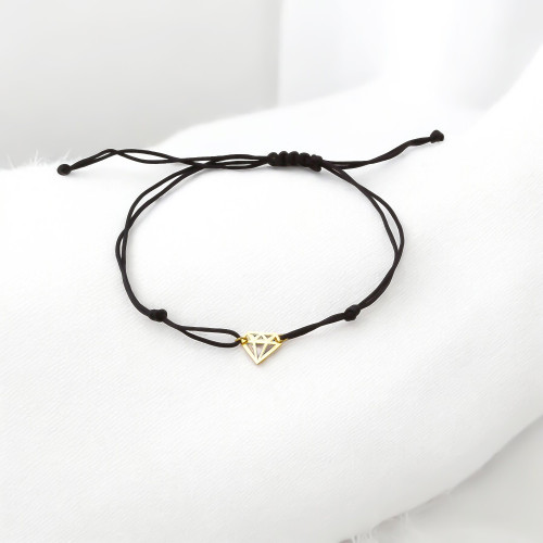 Glorria 14k Solid Gold Diamond Cut Rope Bracelet Glorria 14k Solid Gold Diamond Cut Rope Bracelet