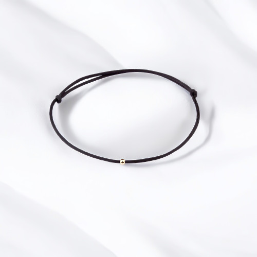 Glorria 14k Solid Gold Ball Rope Bracelet Glorria 14k Solid Gold Ball Rope Bracelet