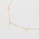 Glorria 14k Solid Gold Flower Anklet Glorria 14k Solid Gold Flower Anklet